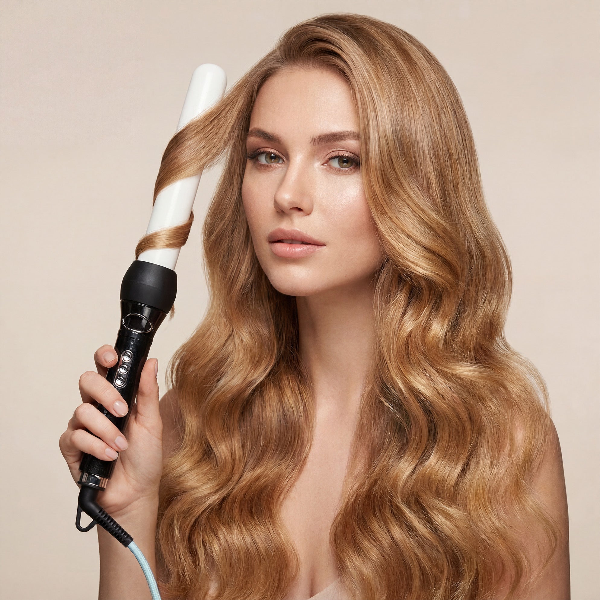 Be. Professional 4-in-1 Interchangeable Thermolon Digital Perfect Curl Iron Set