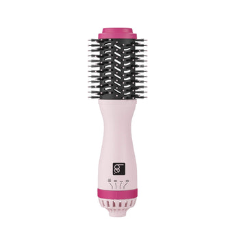 Be.Professional Pink/Hot Pink Mini Blowout Brush